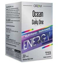 Orzax Ocean Daily One Energy Yetişkin Vitamin 6x30 Adet Tablet
