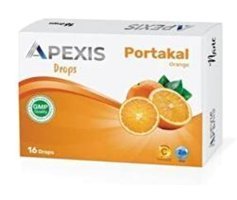 Apexis Drops Portakal Yetişkin Vitamin 16 Adet Tablet