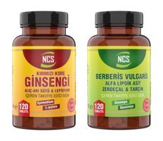 Ncs Berberis Vulgaris + Ginseng Yetişkin Vitamin 2x120 Adet Tablet