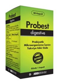 Probest Digestive Yetişkin Vitamin 20 Adet Kapsül
