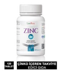 Leeroy Zinc Yetişkin Vitamin 120 Adet Tablet