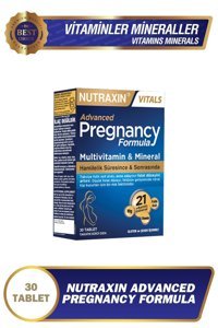 Nutraxin Pregnancy Formula Yetişkin Vitamin 30 Adet Tablet