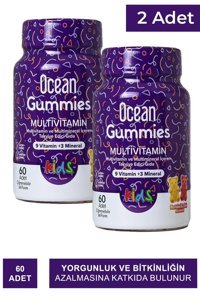 Ocean Gummies Multivitamin Jel Yetişkin Vitamin 2x60 Adet