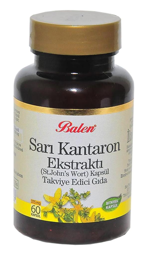 Balen Sarı Kantaron Ekstraktı Yetişkin Vitamin 60 Adet Kapsül