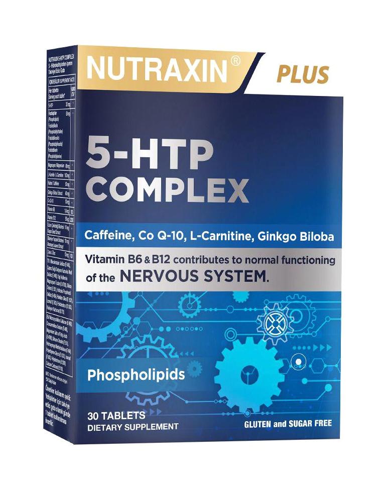 Nutraxin 5 Htp Complex 30 Tb Yetişkin Vitamin 30 Adet Tablet