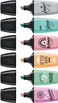 Stabilo Boss Mini Pastellove Evet 6'lı Pastel Renkli Fosforlu Kalem Seti