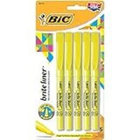 Bic Brite Liner Highlighters 5'li Neon Sarı Fosforlu Kalem