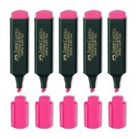 Faber-Castell 1548 5'li Neon Pembe Fosforlu Kalem