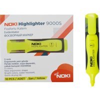 Noki 9000S 10'lu Neon Sarı Fosforlu Kalem
