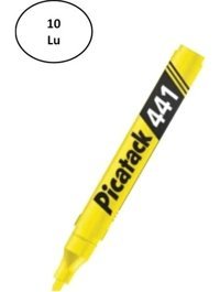Picatak 441 10'lu Neon Sarı Fosforlu Kalem
