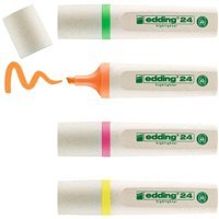 Edding 24 Ecoline 4'lü Neon Renkli Fosforlu Kalem Seti