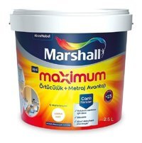 Marshall Maximum Su Bazlı Mat İç Cephe Boyası 2.5 lt Mum Işığı