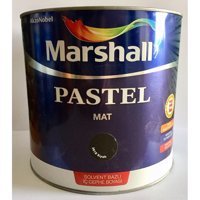 Marshall Pastel Su Bazlı Mat İç Cephe Boyası 2.5 lt Siyah