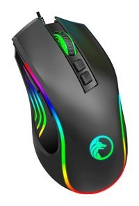 Gametech Prime RGB Ergonomik Makrolu Kablolu Siyah Optik Gaming Mouse