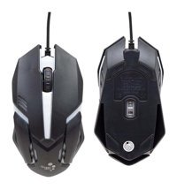 Greentech GM001 RGB Ergonomik Makrolu Kablolu Siyah Optik Gaming Mouse