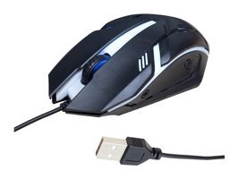 Greentech GM-001 RGB Ergonomik Makrolu Kablolu Siyah Optik Gaming Mouse