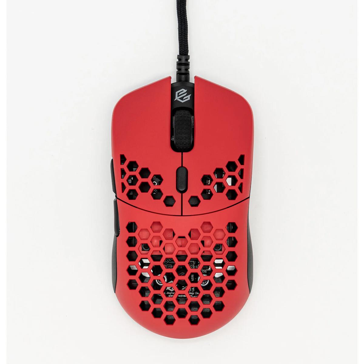 G-Wolves Hati S Hts Ergonomik Makrolu Kablolu Kırmızı Optik Gaming Mouse
