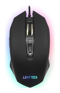 Layftech SC128-A RGB Ergonomik Makrolu Kablolu Siyah Optik Gaming Mouse