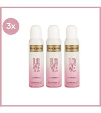 Panaroma Love Sprey Kadın Deodorant 3x150 ml