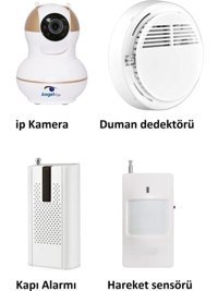 Pazariz KS-511 Hareket Sensörlü Gece Görüşlü Kablosuz Full HD IP Bebek Kamerası