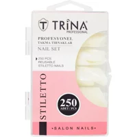 Trina 7 Parlak 250'li Badem Beyaz Takma Tırnak