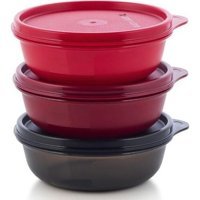 Tupperware 3 Parça Yuvarlak Polipropilen Saklama Kabı