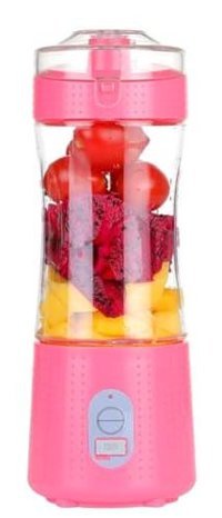 Kapmore 400 ml Cam Kişisel 150 W Tek Bıçaklı Blender Pembe
