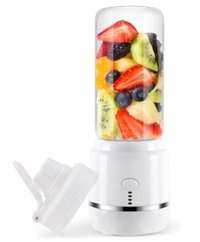 Kapmore 400 ml Cam Kişisel 150 W Tek Bıçaklı Smoothie Blender Beyaz