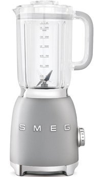 Smeg Blf01Sveu 1.5 lt Plastik Kişisel Buz Kırıcı 800 W Çift Bıçaklı Blender Gümüş