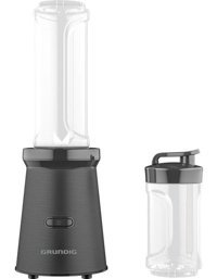 Grundig Kb 4134 Tdx Dark Inox 380 ml Plastik Kişisel Buz Kırıcı 600 W 3 Bıçaklı Smoothie Blender Siyah