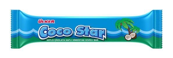 Ülker Coco Star Çikolatalı Hindistan Cevizli Bisküvi 72x25 gr