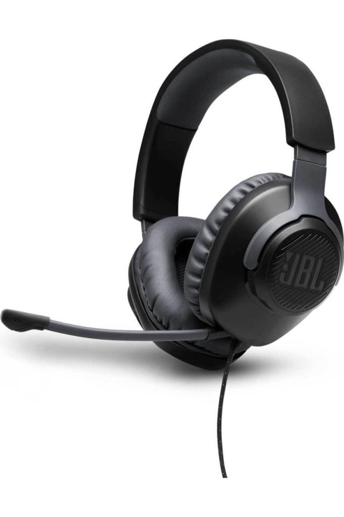 JBL Quantum 100 Tek Mikrofonlu 5.2 Silikonsuz Gürültü Önleyici Kablosuz Kulak Üstü Bluetooth Kulaklık