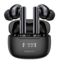 Recci REP-W77 Su Geçirmez Tek Mikrofonlu 5.3 Silikonsuz Kablosuz Kulak İçi Bluetooth Kulaklık