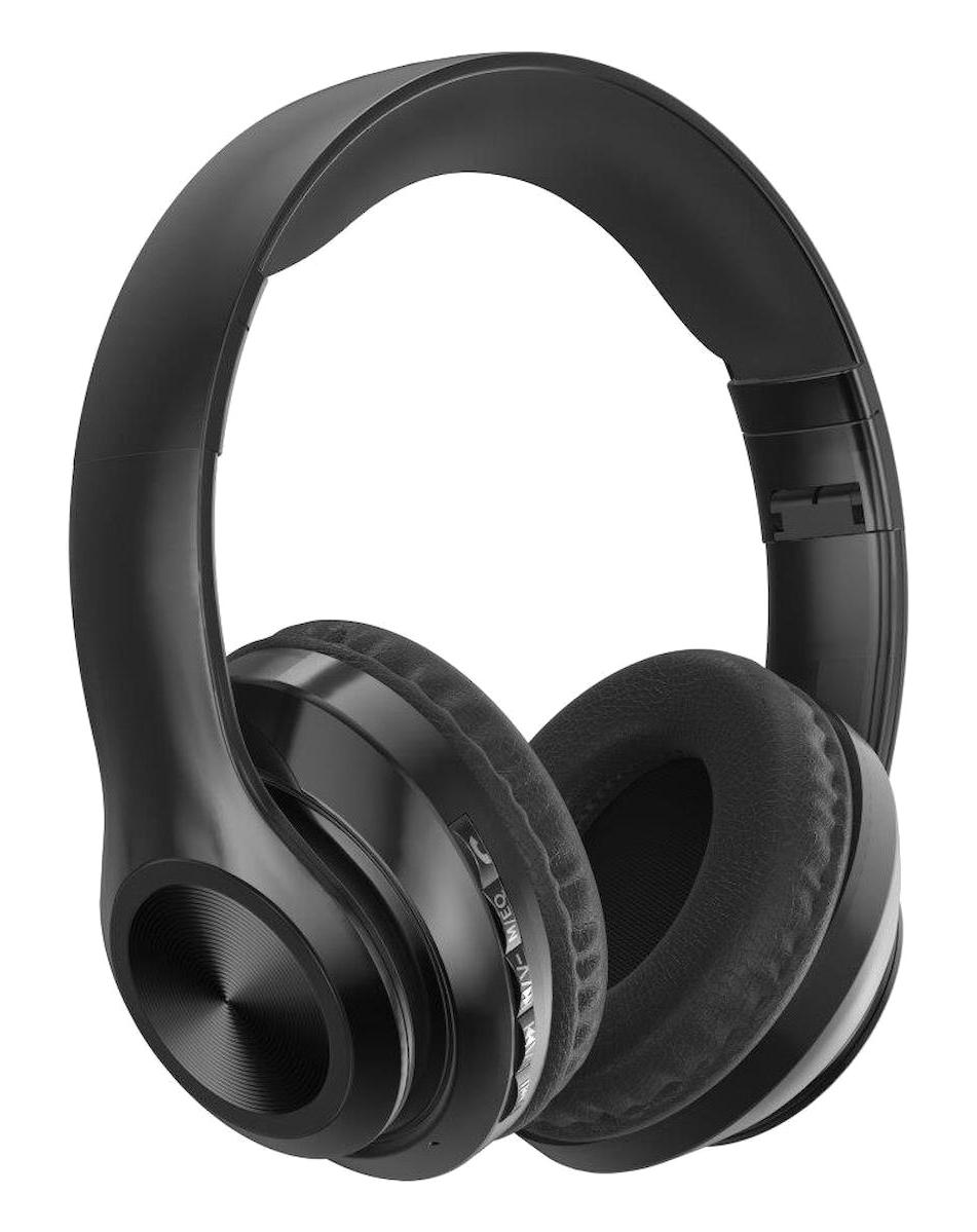 Torima P68 Tek Mikrofonlu 5.0 Silikonsuz Gürültü Önleyici Kablosuz Kulak Üstü Bluetooth Kulaklık Siyah