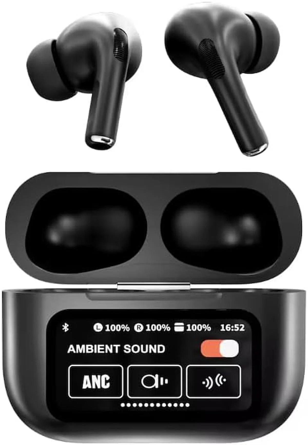 Coverzone Tek Mikrofonlu 5.2 Silikonsuz Kablosuz Kulak İçi Bluetooth Kulaklık