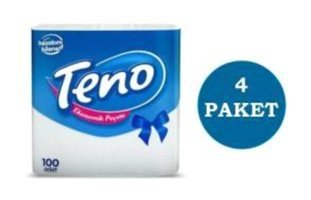 Teno Ekonomik Kağıt Peçete 4x100'lü