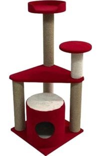 Shivering Lena Pet Oyuncaklı 100 cm Kedi Tırmalama Direği Bej