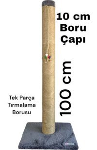 Lena Pet Oyuncaklı 100 cm Kedi Tırmalama Direği