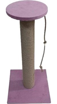 Bedspet Oturaklı 70 cm Kedi Tırmalama Tahtası Pembe