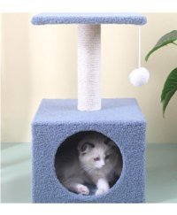 Nursoft Oturaklı Oyuncaklı 75 cm Kedi Tırmalama Tahtası