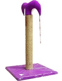 Bedspet Oyuncaklı 50 cm Kedi Tırmalama Direği Mor