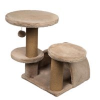 Dubex Oturaklı Oyuncaklı Merdivenli Katlı 65 cm Kedi Tırmalama Direği