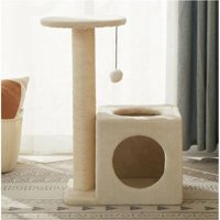 Nursoft Oyuncaklı 52 cm Kedi Tırmalama Evi