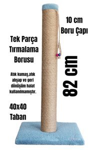 Lena Pet 82 cm Kedi Tırmalama Direği Mavi