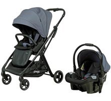 Prego P14 Canton Çift Yönlü Katlanır 360 Derece Dönebilen Tam Yatar Travel Sistem Bebek Arabası Gri