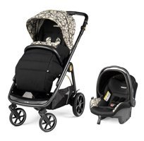 Peg Perego Veloce Slk Çift Yönlü Katlanır 360 Derece Dönebilen Tam Yatar Travel Sistem Bebek Arabası Bej-Siyah