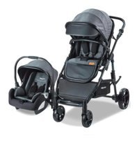 Baby Care 341 Bora Cross Çift Yönlü Katlanır 360 Derece Dönebilen Tam Yatar Travel Sistem Bebek Arabası Siyah