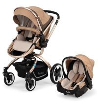 Pierre Cardin Pr Çift Yönlü Katlanır 360 Derece Dönebilen Puset Bebek Arabası Bej