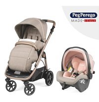 Peg Perego Veloce Slk Çift Yönlü Katlanır 360 Derece Dönebilen Tam Yatar Travel Sistem Bebek Arabası Bej