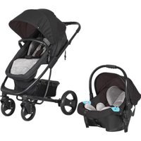 Sunny Baby AB482 Çift Yönlü Katlanır Tek Elle Kapanan 360 Derece Dönebilen Tam Yatar Puset - Travel Sistem Bebek Arabası Kırmızı